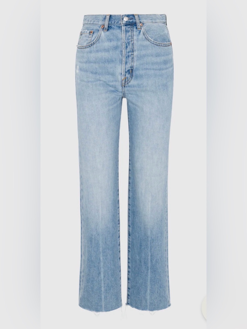 Pistola Cassie Super High Rise Straight Leg Jean Sz 32 In April Showers